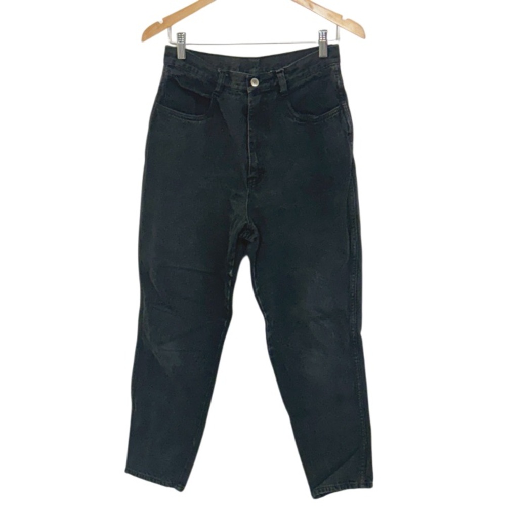 BILL BLASS Vintage Black Mom Jeans Loose Fit/Taper Size  27